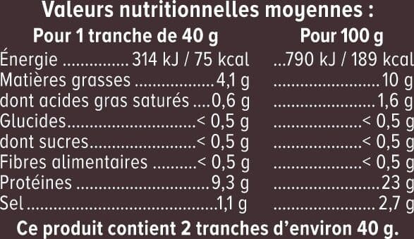U Saumon fumé d'Ecosse, Label Rouge, 2 tranches - 80g packshot