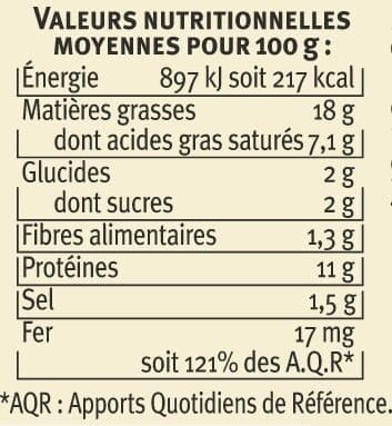 U Boudin noir à l'ancienne 240g packshot