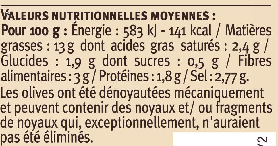 U Olives vertes farcies à la pate d'anchois packshot
