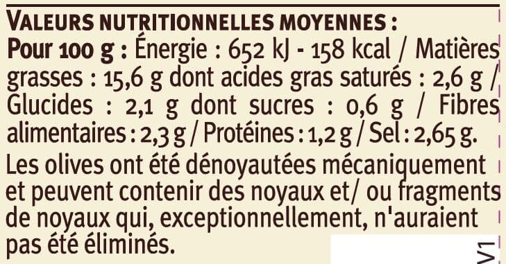 U Olives vertes farcies à la pate d'ail complétées de fines herbes packshot