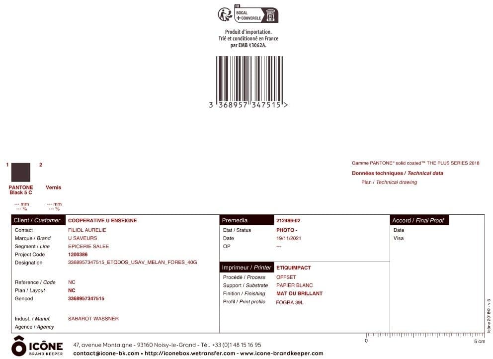 U Mélange forestier - Pot 40g packshot
