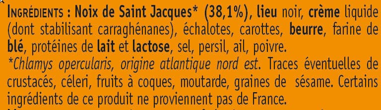 U Rillettes de noix de Saint Jacques à la bretonne pot de 100g packshot