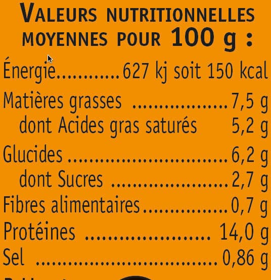U Rillettes de noix de Saint Jacques à la bretonne pot de 100g packshot