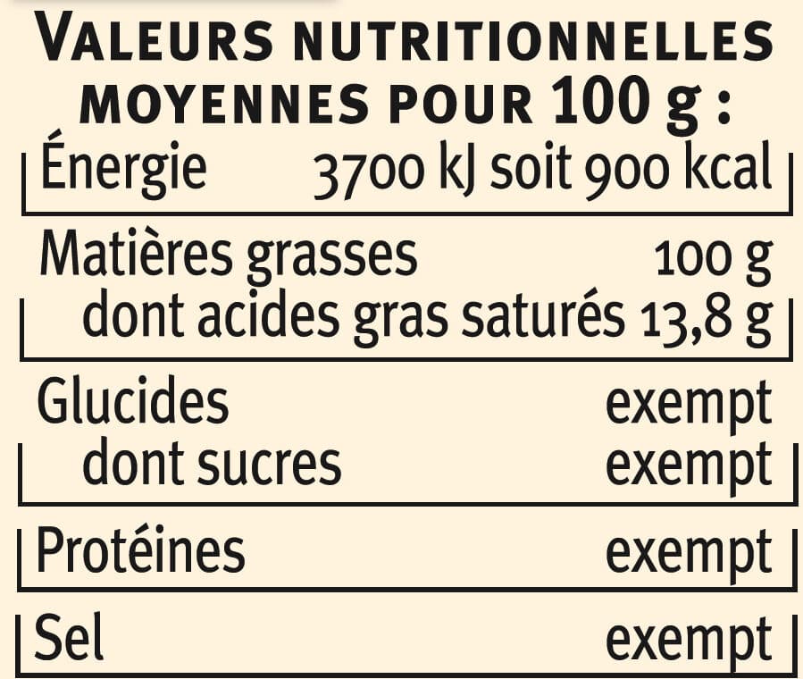 U Spécialité à base d'huile d'olive vierge extra 99,7% aromatisée au basilic bouteille de 25cl packshot