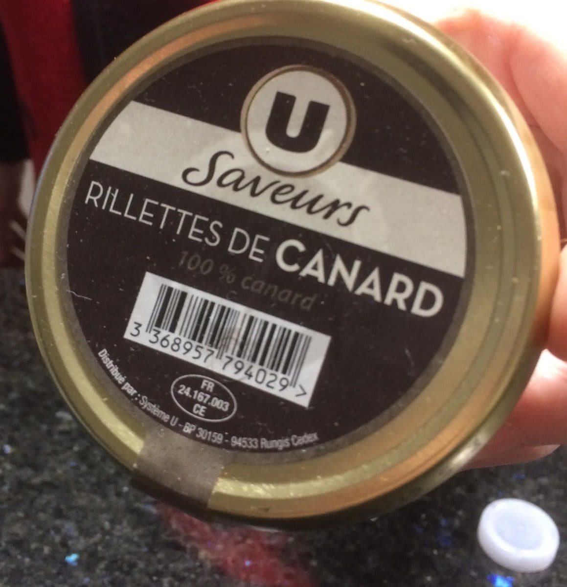 U Rilette de canard packshot
