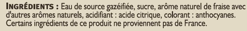 U Boisson Gazeuse saveur Fraise packshot