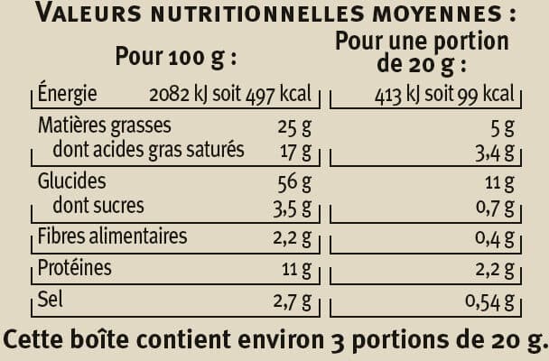 U Triangle aïoli boîte de 60g packshot