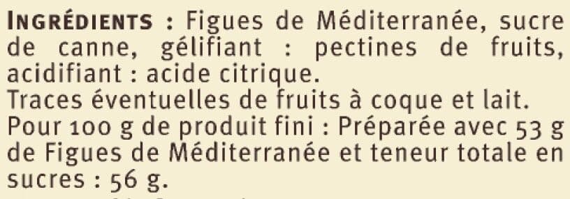U Confiture de figues de Méditerranée Saveurs packshot