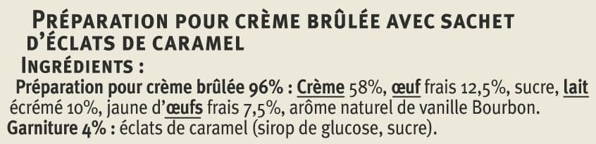 U Dessert Crème Brûlée Vanille nature - 2 pots de 100g packshot