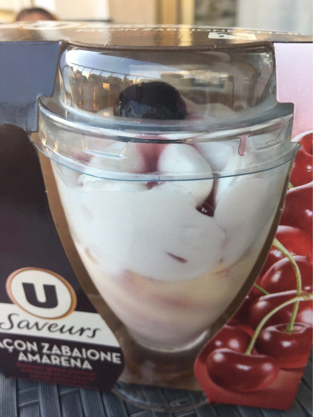 U Coupes Glacées façon Zabaione Amarena packshot