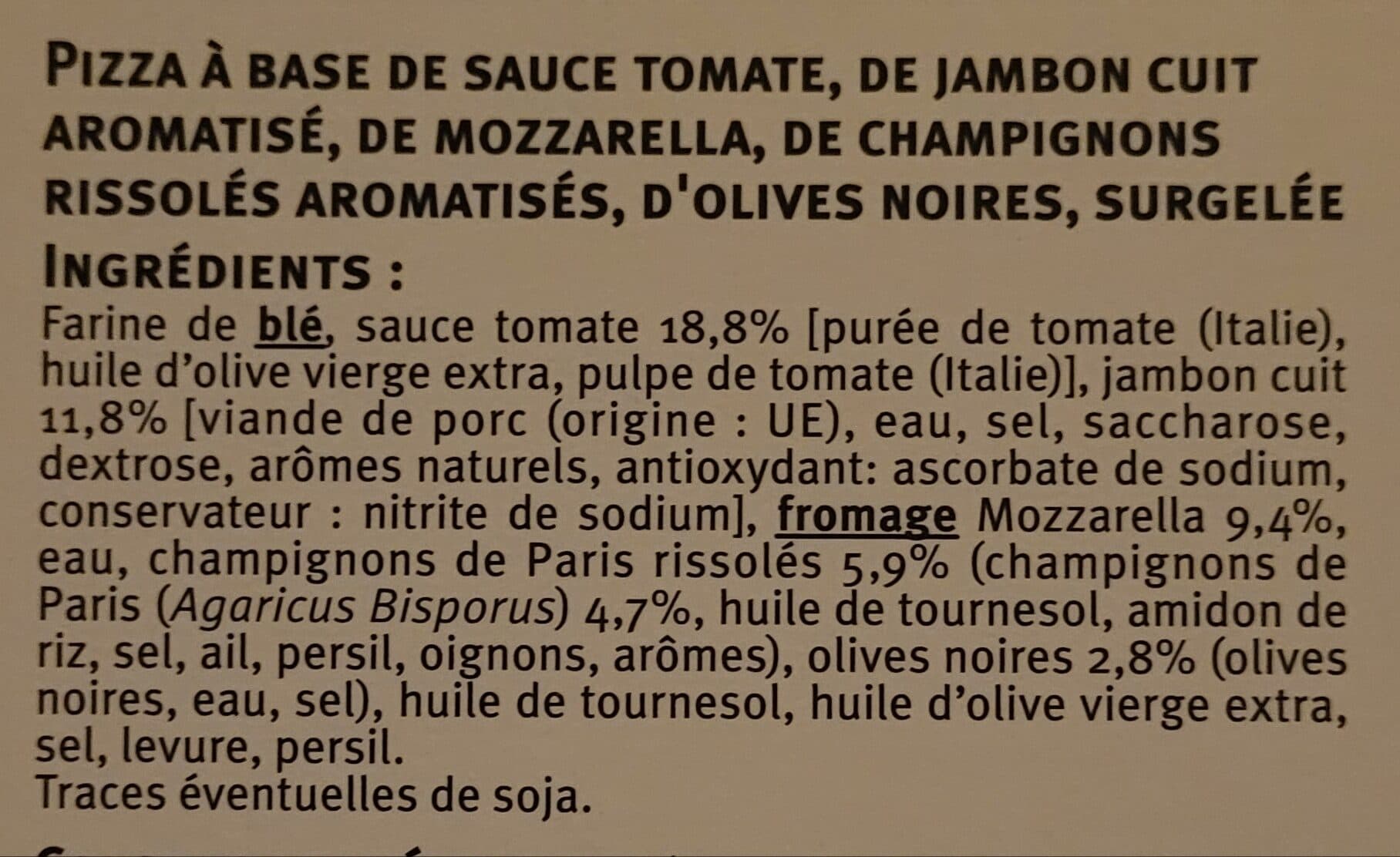 U Pizza 4 fromaggi 400g packshot