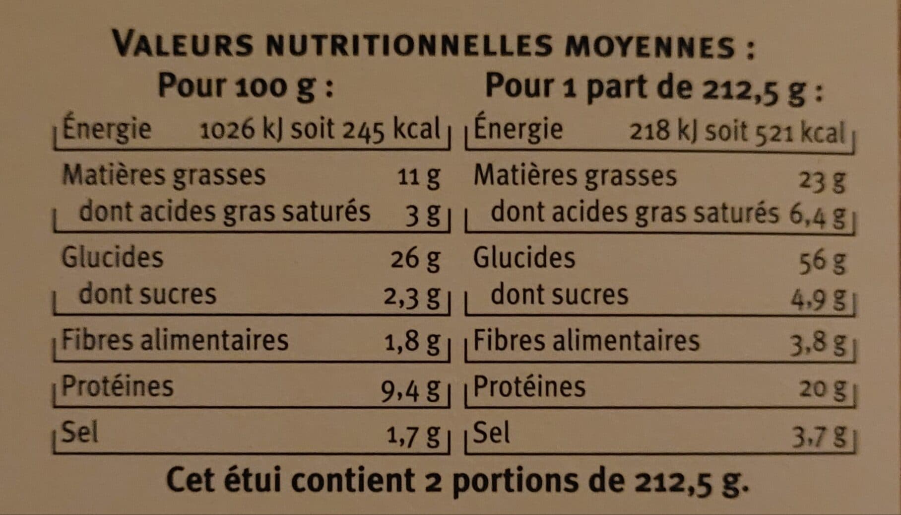 U Pizza 4 fromaggi 400g packshot