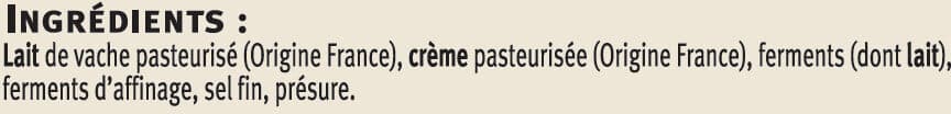 U Brillat Savarin IGP afiné pasteurisé 38%MG 200g packshot