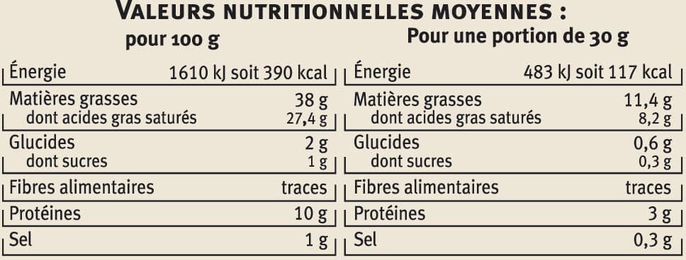 U Brillat Savarin IGP afiné pasteurisé 38%MG 200g packshot