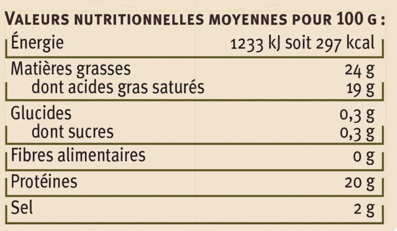 U Petit munster AOP au lait pasteurisé 24% de matière grasse packshot
