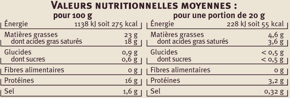 U St Marcellin IGP au lait thermisé 23%MG, 80g packshot