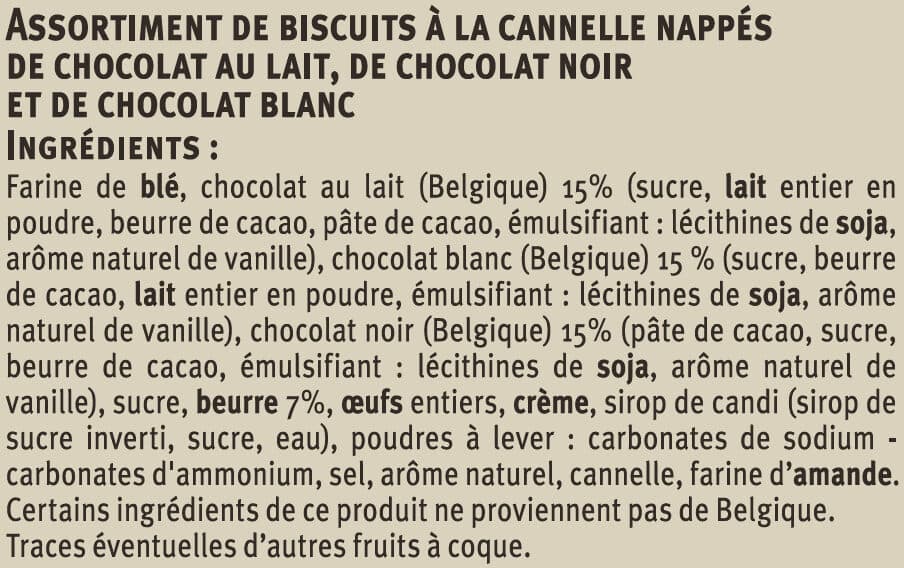 U Spéculoos aux 3 chocolats packshot