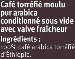 U Café moulu arabica d'Ethiopie - 250g packshot