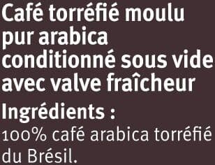 U Café moulu Brésil - 250g packshot
