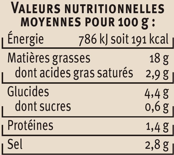 U Mélange 3 olives au pistou packshot