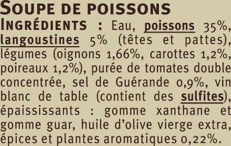 U Soupe de poissons à la bretonne packshot