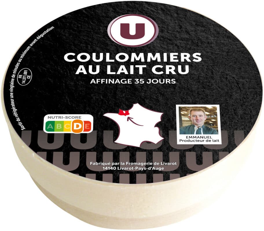 U Coulommiers au lait cru packshot