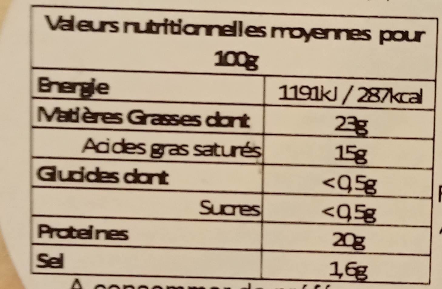 U Coulommiers au lait cru packshot