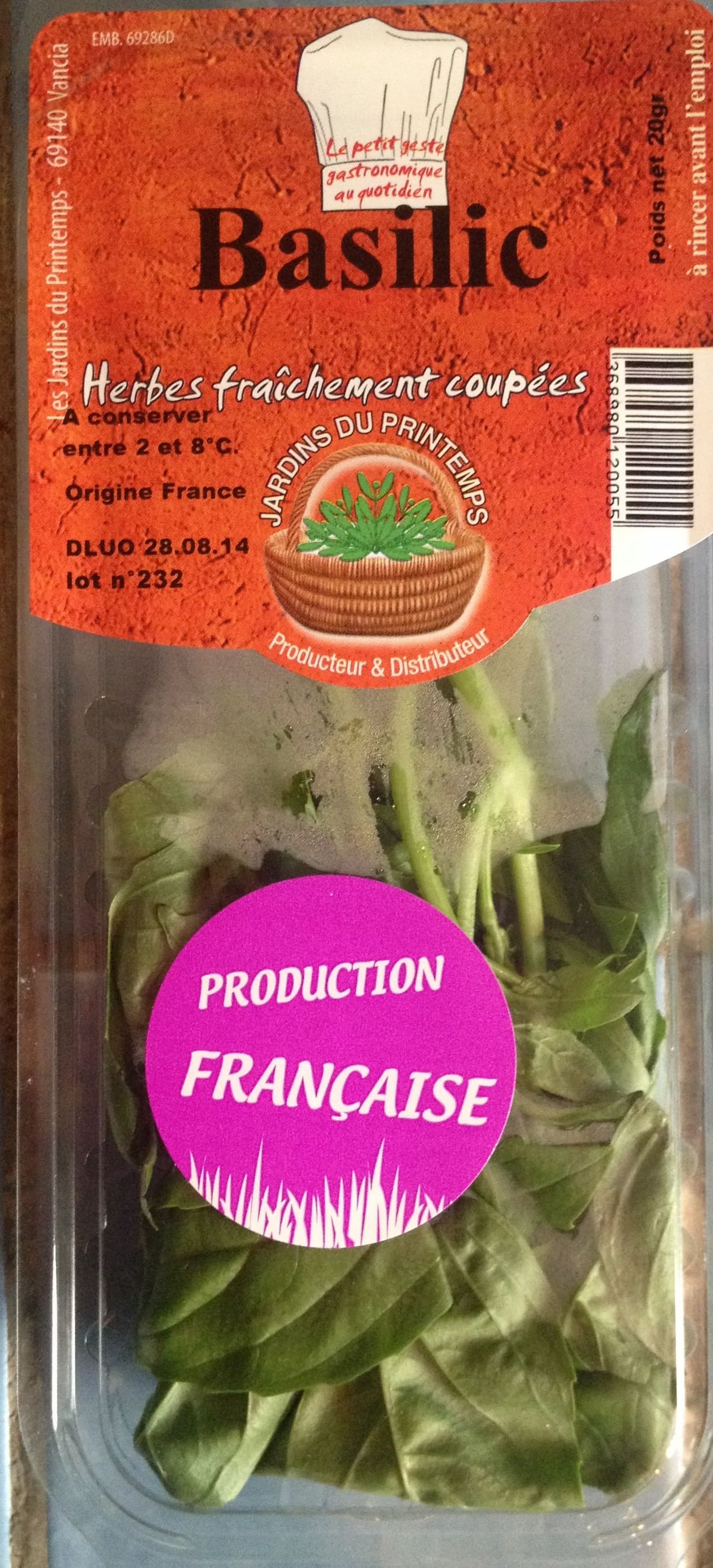 sans marque Basilic packshot