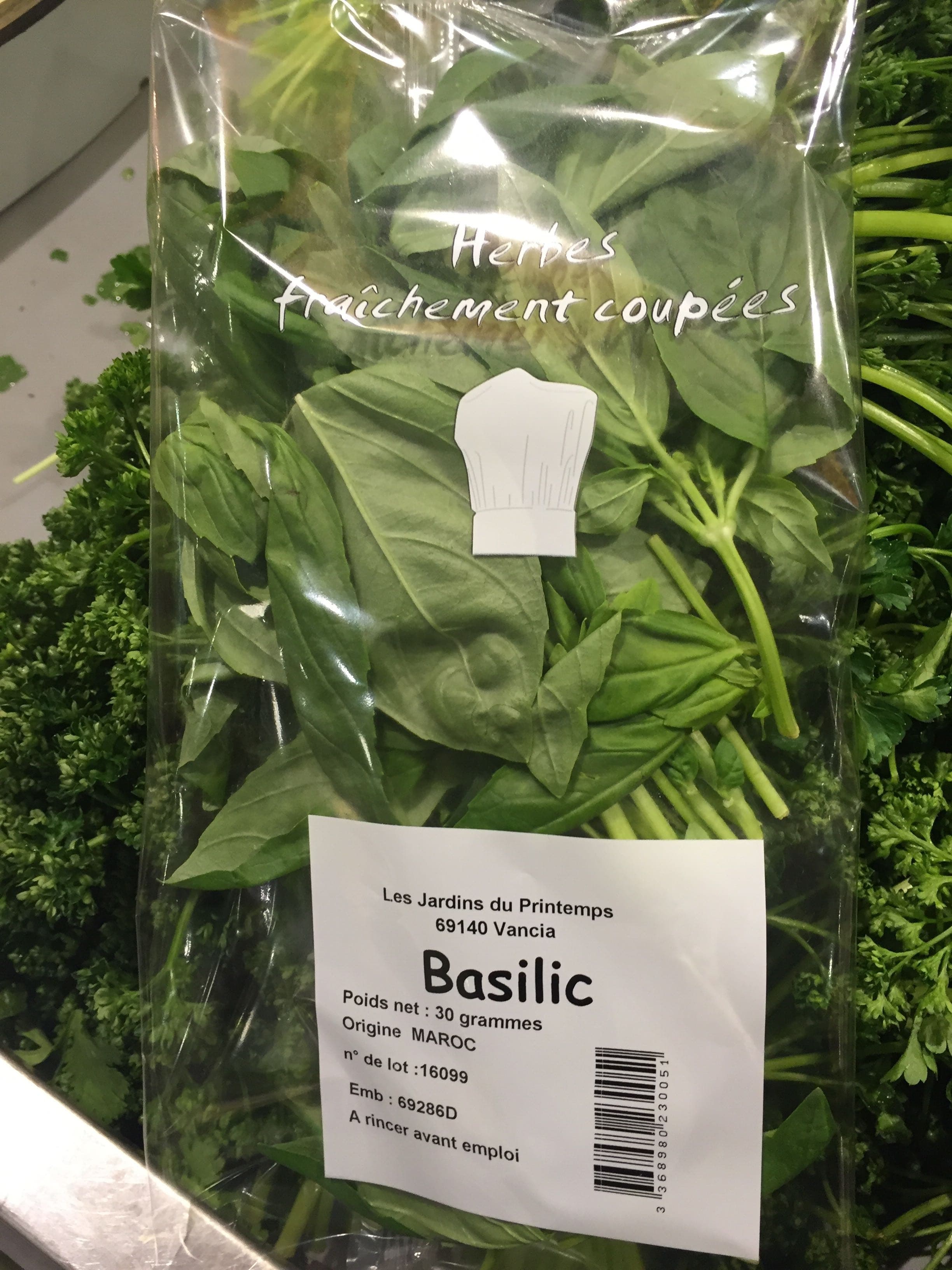 Les Jardins du Printemps Basilic packshot
