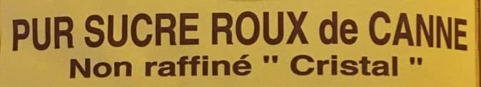 Peltier Pur sucre roux de canne Non raffiné "cristal" packshot
