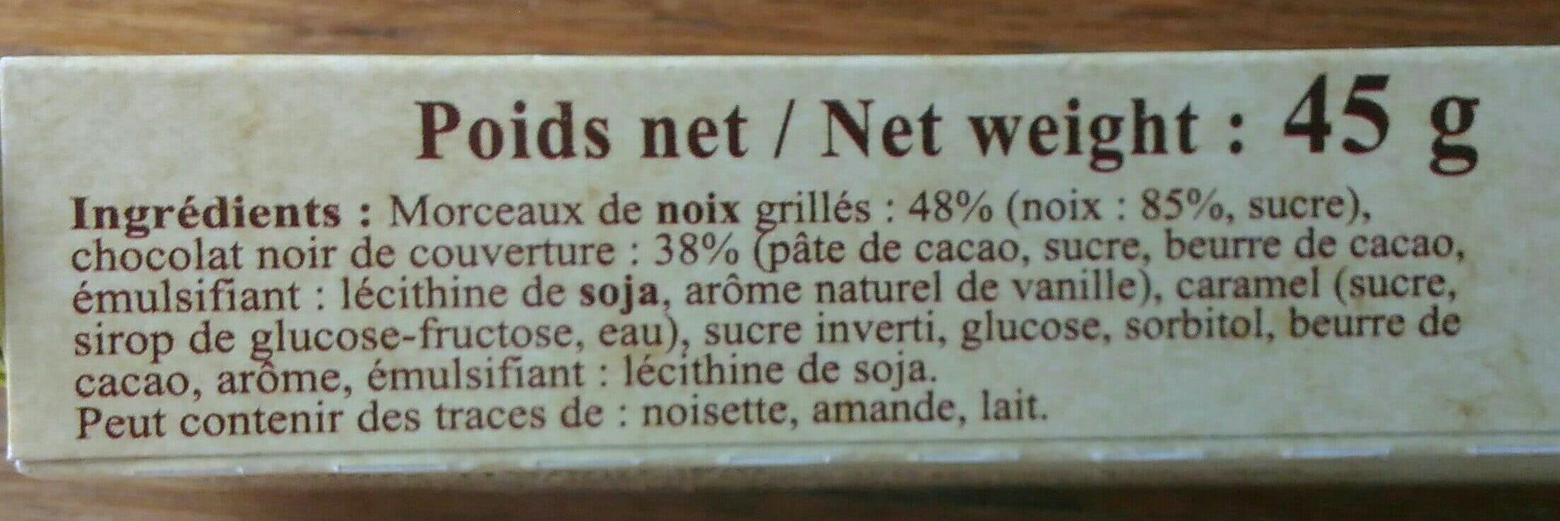 Open Food Facts Noir et Noix packshot
