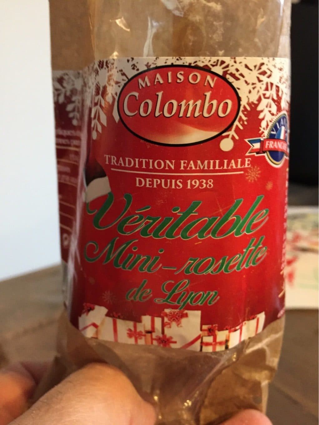 MAISON COLOMBO Véritable Mini-Rosette de Lyon packshot