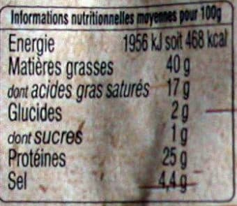 Colombo Le Goustalin - Saucisse sèche packshot