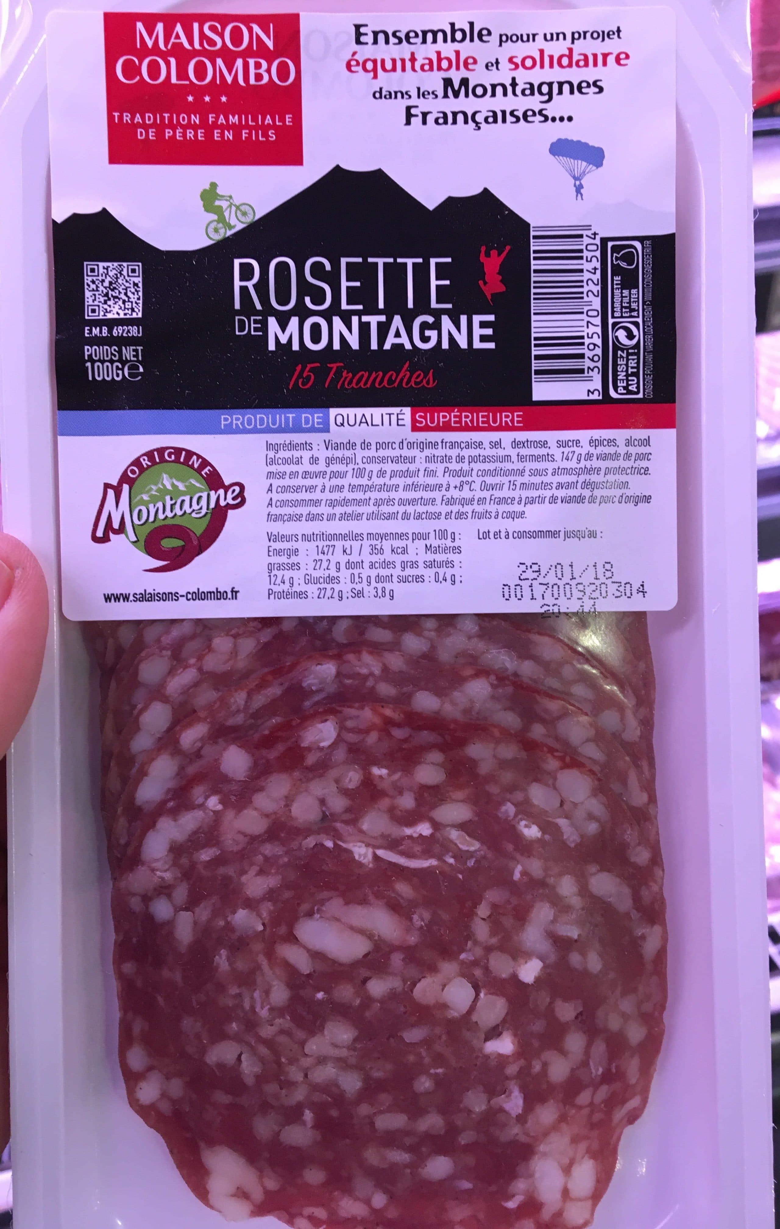 Maison Colombo Rosette de Montagne packshot