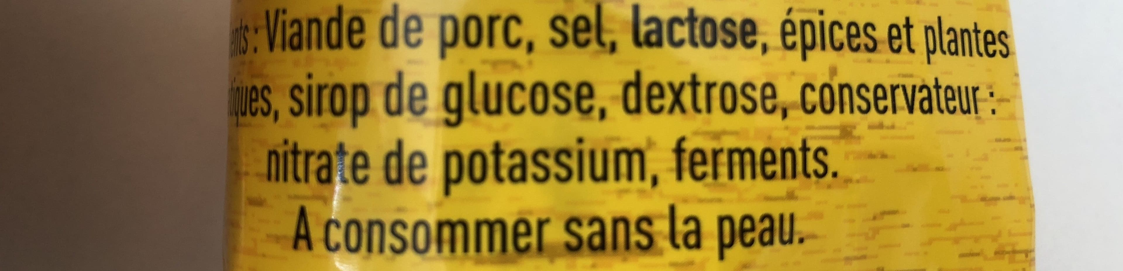 Open Food Facts Traboule saucisson sec pur porc packshot