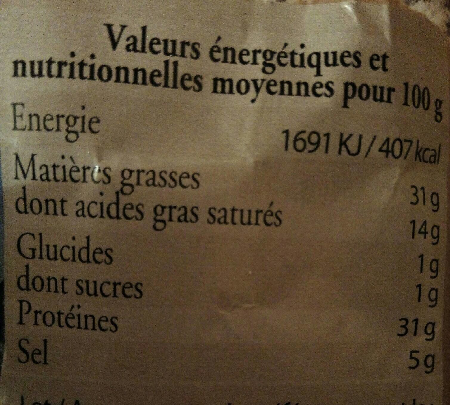 Montagne Saucisse sèche de montagne packshot