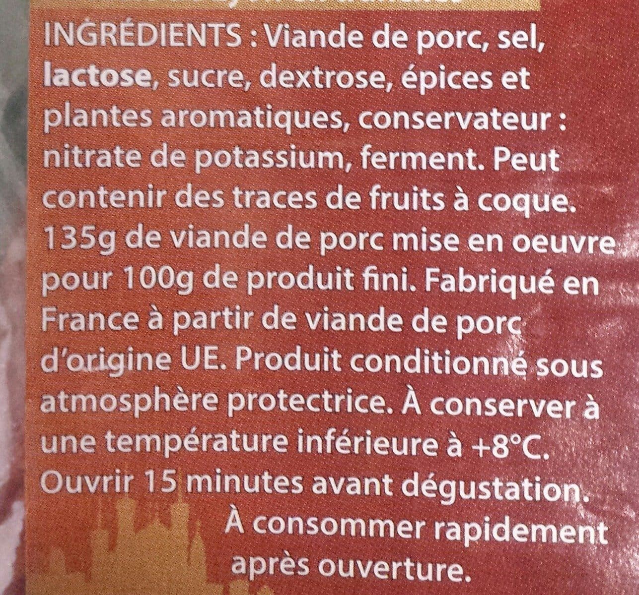 Open Food Facts Rosette de Lyon packshot