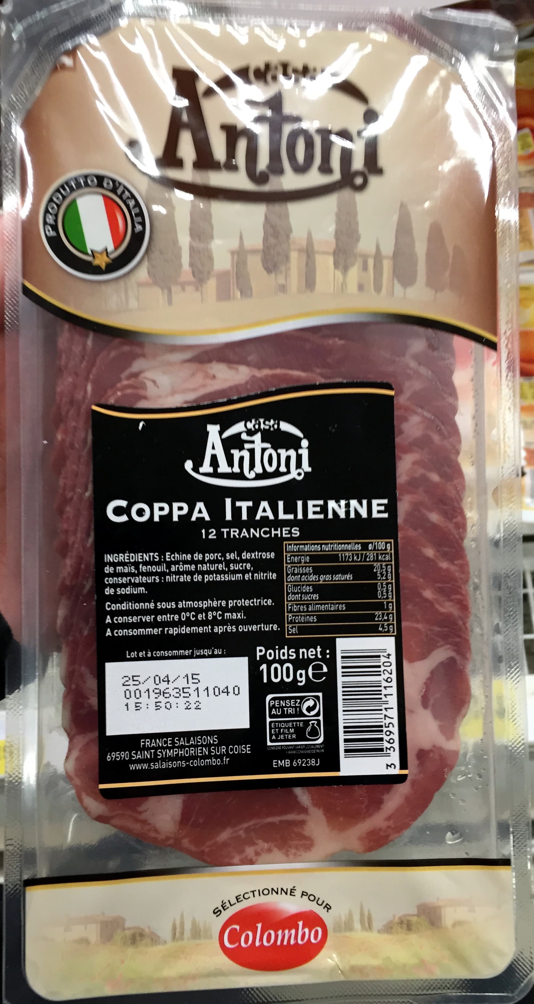 Casa Antoni Coppa Italienne packshot