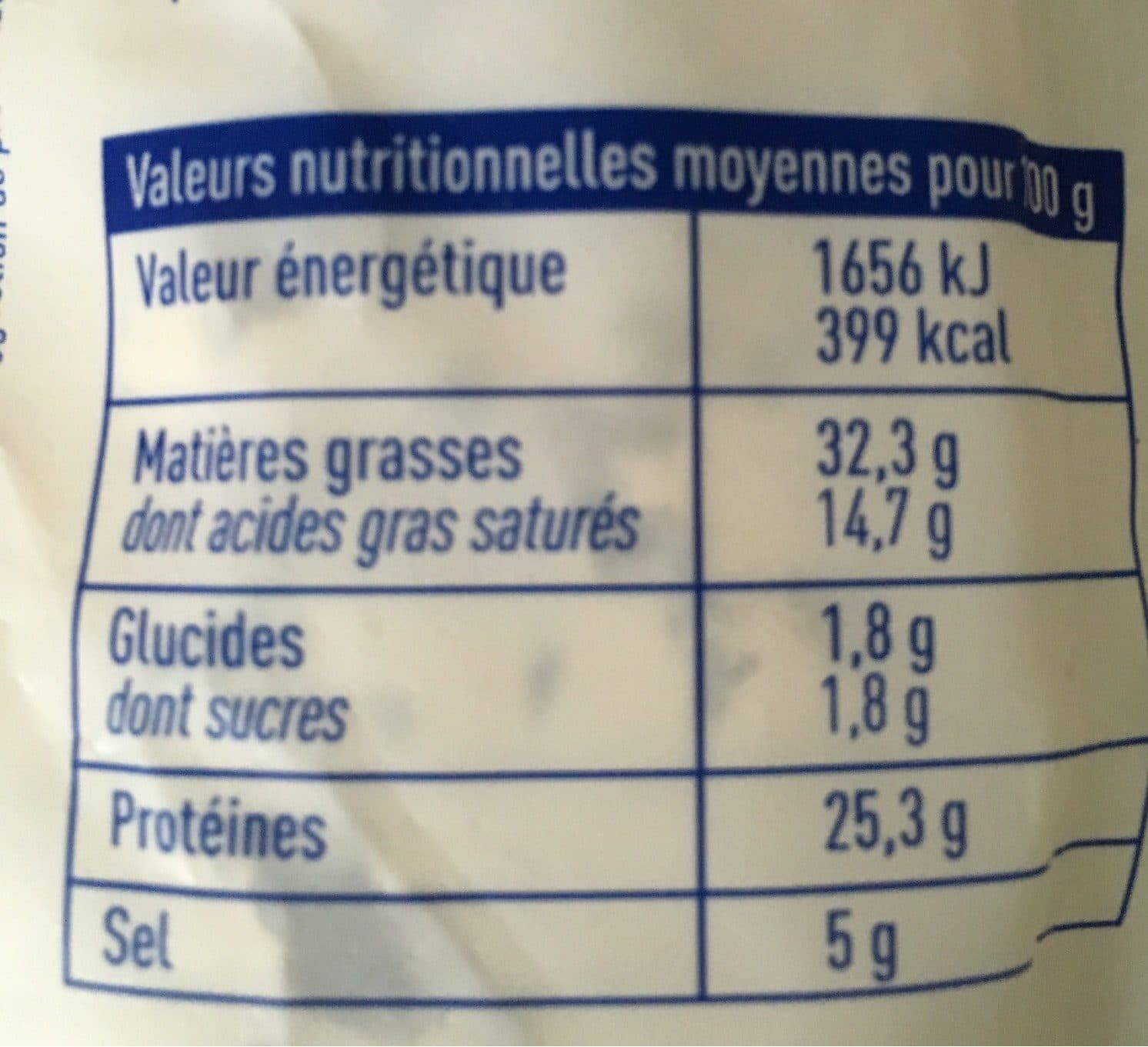 Open Food Facts Saucisson sec packshot