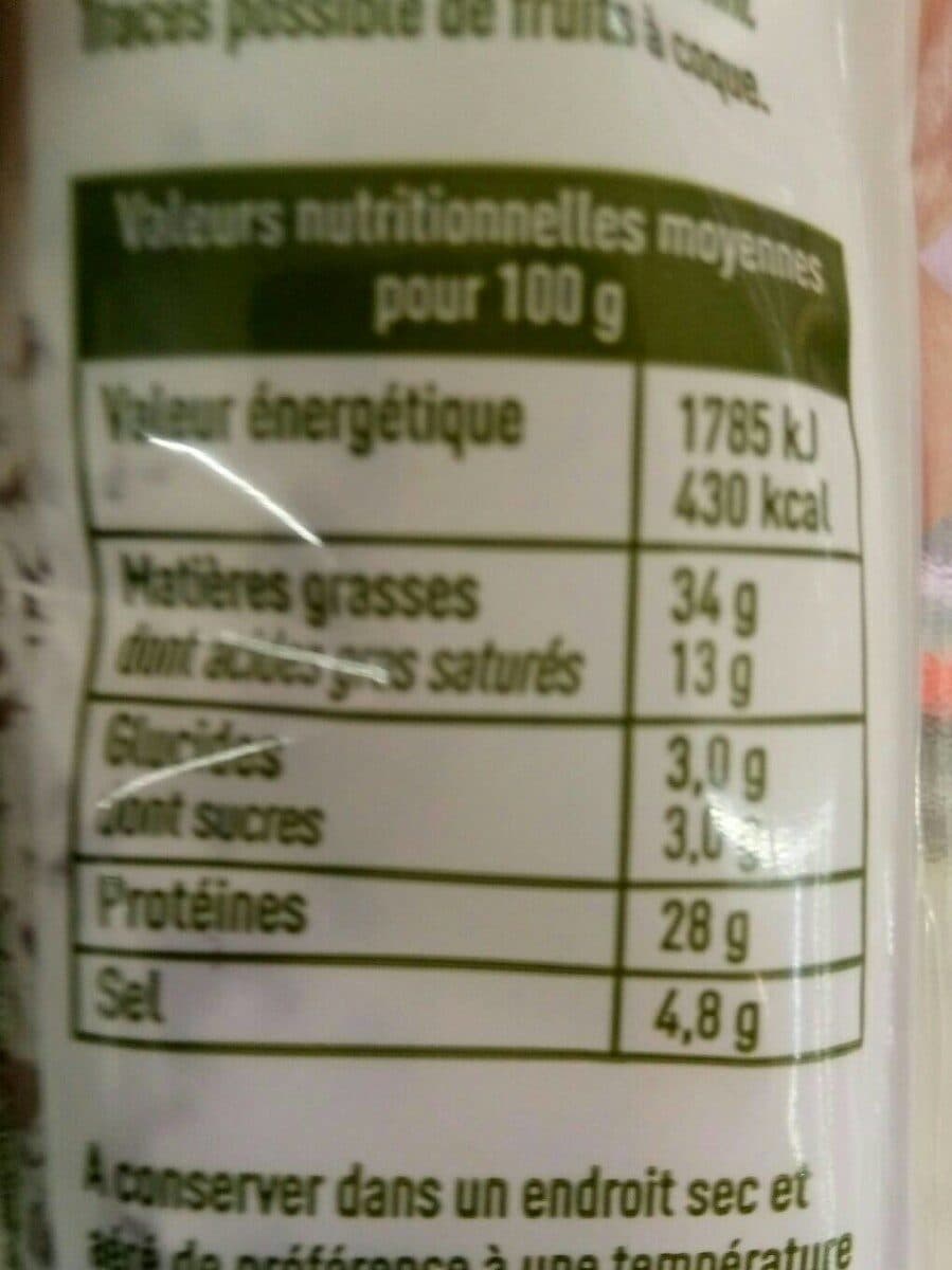 Open Food Facts Saucisse seche aux herbes de provence packshot