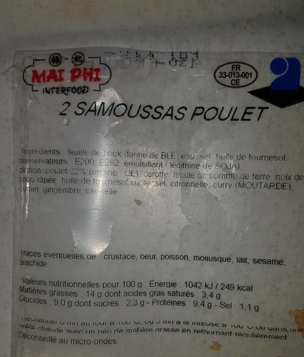 MAI PHI Samoussas poulet packshot
