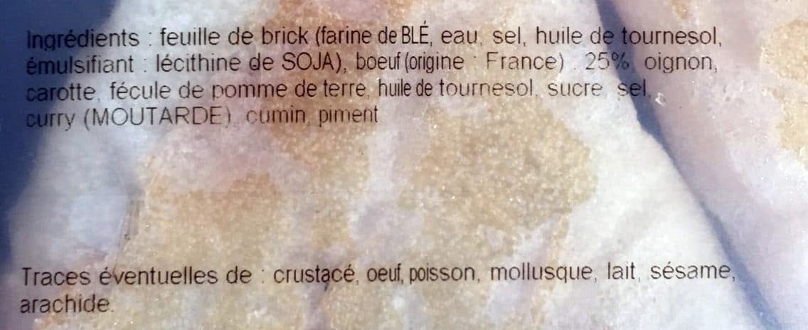 Mai Phi Interfood 2 Samoussas au Bœuf packshot