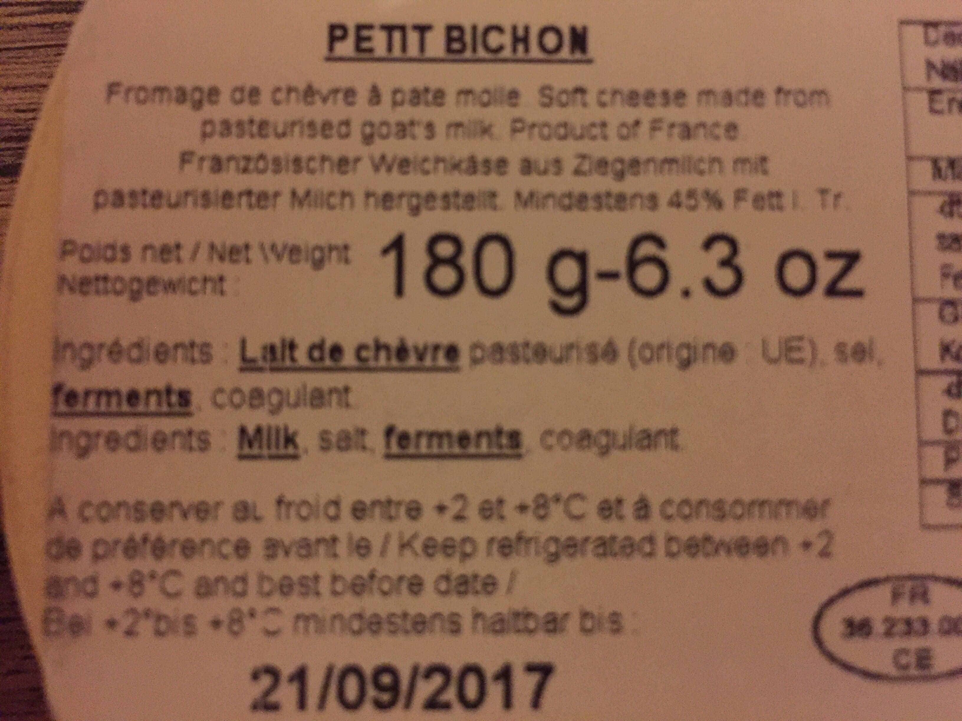 P.Jacquin & Fils Le Petit - Fromage a Pate Molle Au Lait Pasteurise De Chevre packshot