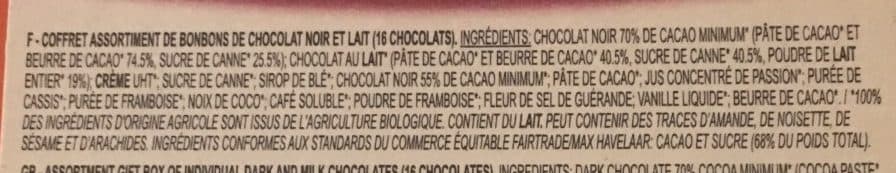 Ikalia Assortiment de chocolats noirs et au lait packshot