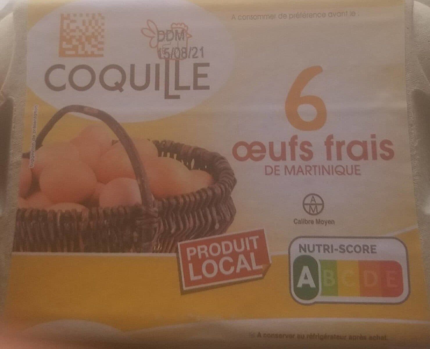 Leader Price 6 Oeufs frais de la Martinique packshot