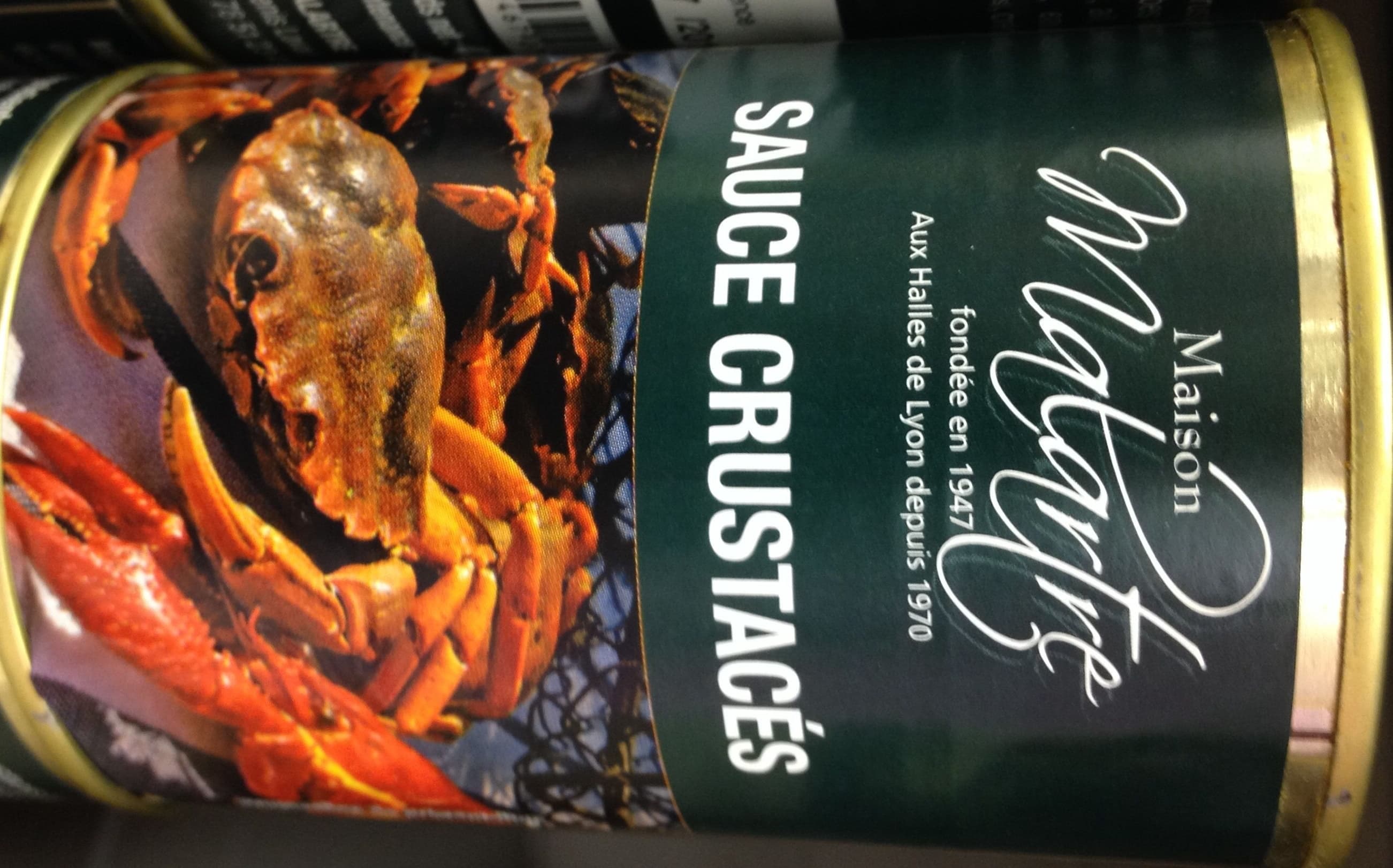 Malartre Sauce crustacés packshot