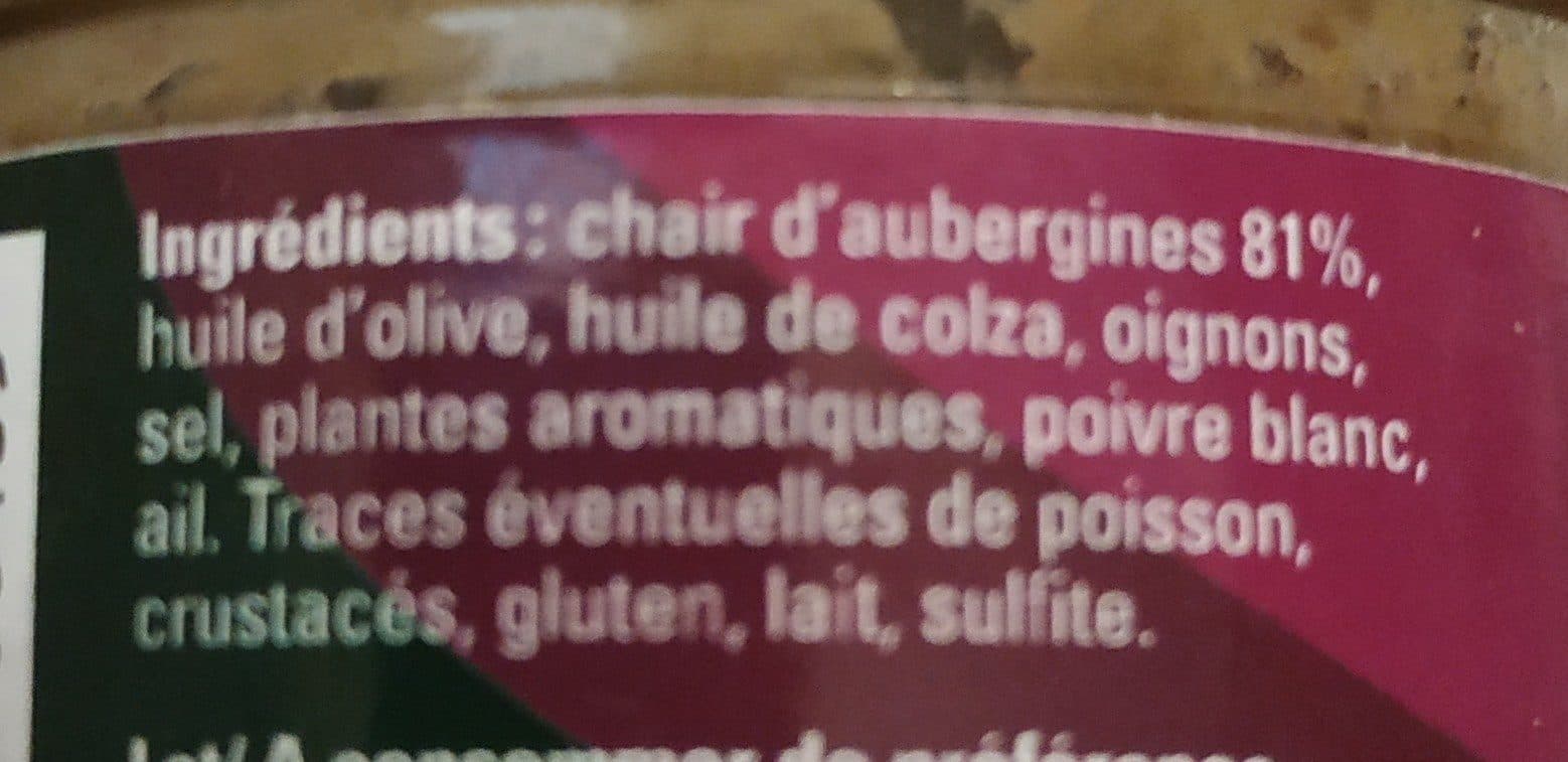 Open Food Facts Caviar d'aubergine packshot