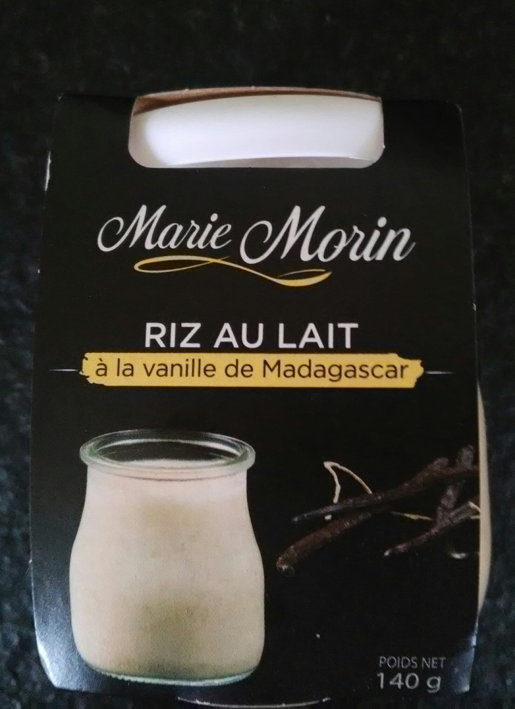 Marie Morin Riz Au Lait Vanille De Madagascar packshot