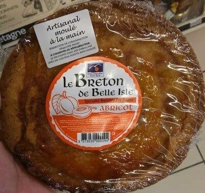 Biscuiterie des Iles Le Breton de Belle Isle Abricot packshot