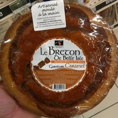 Biscuiterie des Iles Le Breton de Belle Isle Garniture Caramel packshot
